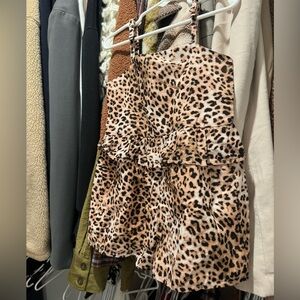 Janie and Jack cheetah romper